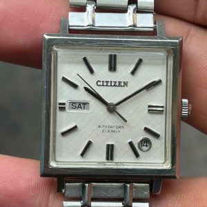 Citizen Auto day date 21 Jewels AP55-52704-Y, case no.81001963, made in Japan.
