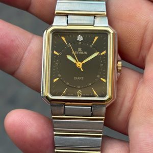 Benrus Diart quartz watch 114.902.2, case no.730124, Swiss movt.