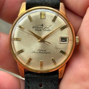 Citizen Jet Auto Dater 21 Jewels Parashock Phynox automatic watch, made in Japan.