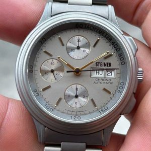 Steiner Chronograph Automatic watch titanium Cal.7750, case no.4001.0.0.73, Swiss made.