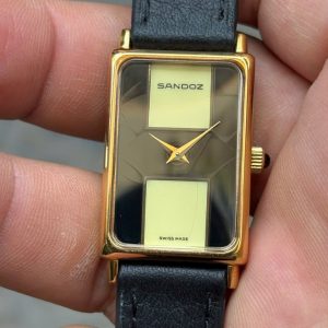 Sandoz tank Vintage manual winding 17 Jewels watch 0236, Swiss Made.