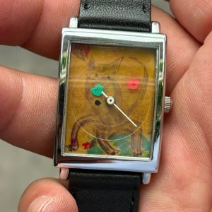 三峯お犬さまウォッチ quartz watch, made in Japan.