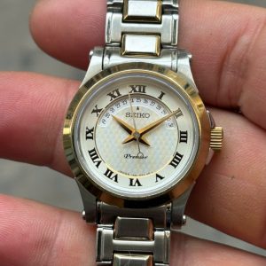 Seiko Ladies Premier Quartz Vintage watch stainless Steel 7N82-0CD0, case no.860017, made in Japan.