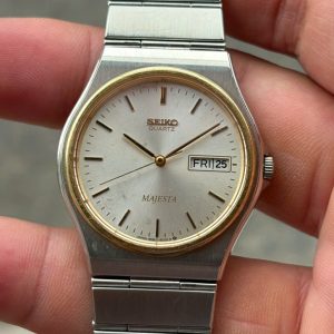 SEIKO MAJESTA Quartz Watch 9063-6010 SGP Bezel Stainless Steel, case no.3D6812 , made in Japan.