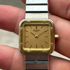 Sarcar Geneve Quartz watch, Swiss made.
