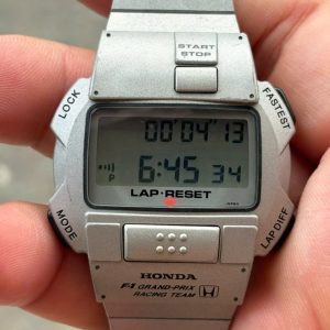 Rare Vintage Honda F1 Grand-Prix Racing Team A781-4050 Wrist Watch / case no.210295, made in Japan.