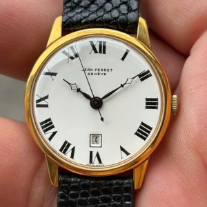 Jean Perret Geneve manual winding 3301.1 watch, Swiss made.