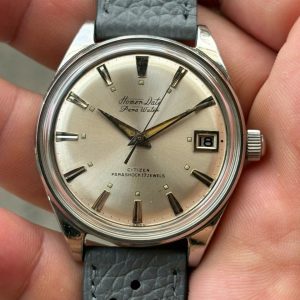 Citizen Homer Date para water parashock 17 jewels manual winding, case no.30805224 , made in Japan.