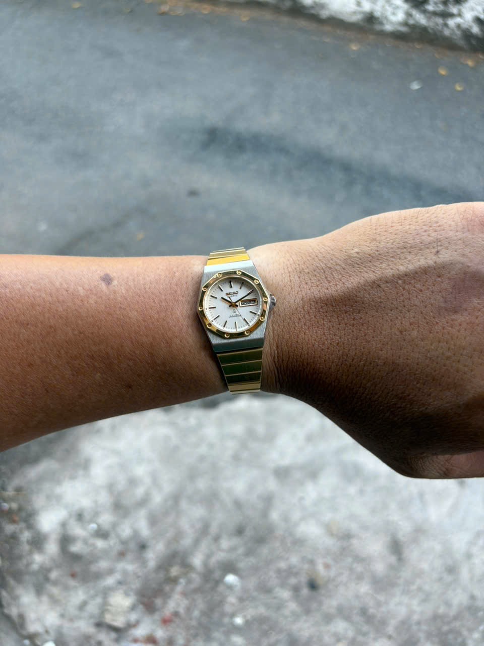 Seiko silverwave lady quartz watch 3423-0190, case no.366647, made