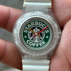 Starbucks Coffee quartz watch, Swiss made.