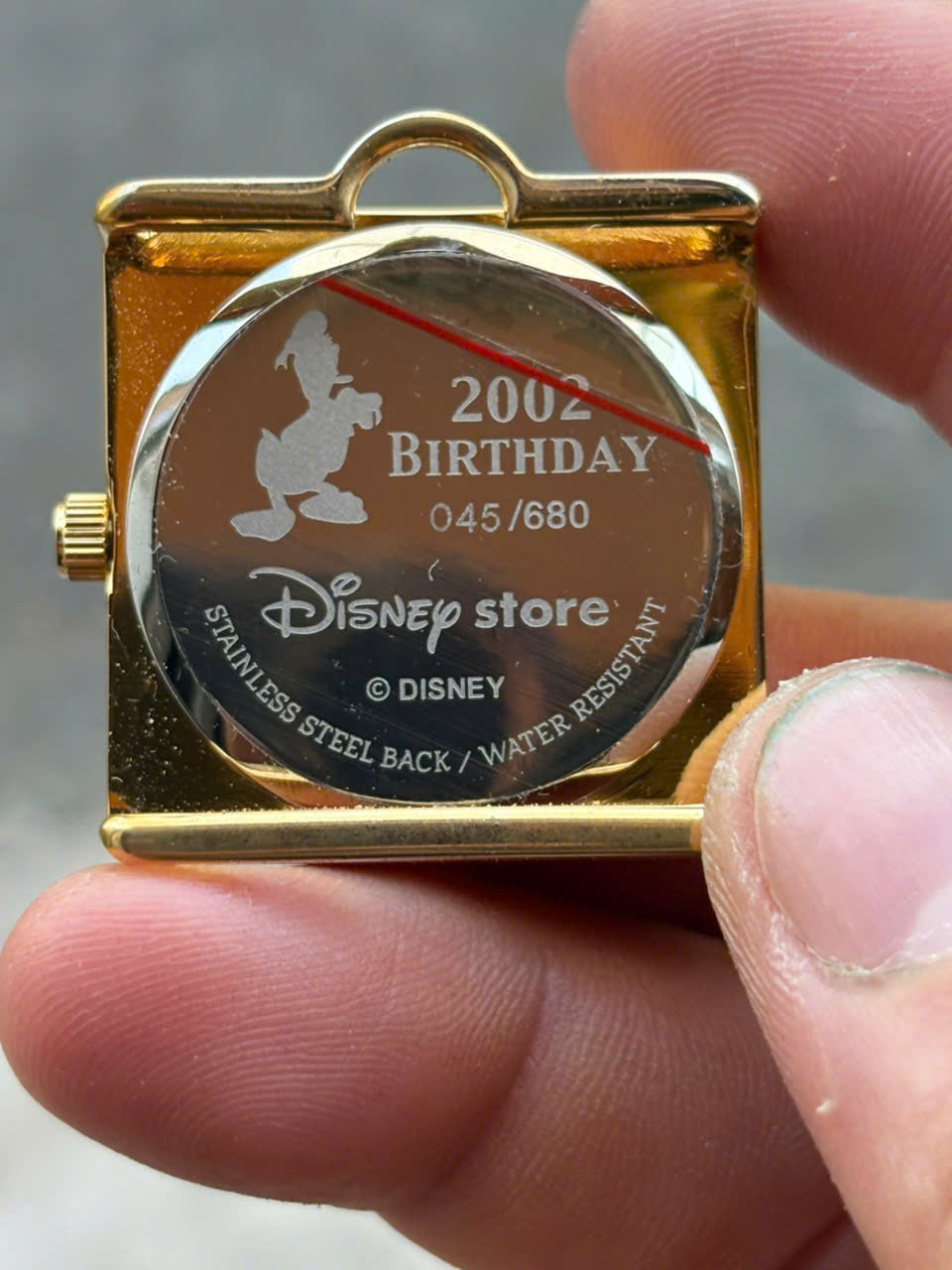 2002's Birthday Disney Store – Donald Quartz Watch stainless steel