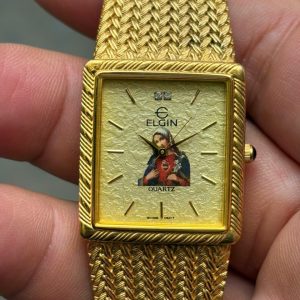ELGIN Quartz Men watch FK 323, case no.3070858, Swiss made.