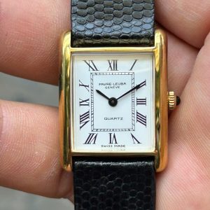 FAVRE-LEUBA GENÈVE tank quartz watch 155, case no.1887.51, Swiss made .