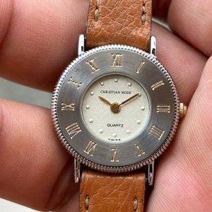 Christian mode lady quartz watch stainless steel , case no.20921 , Swiss made.
