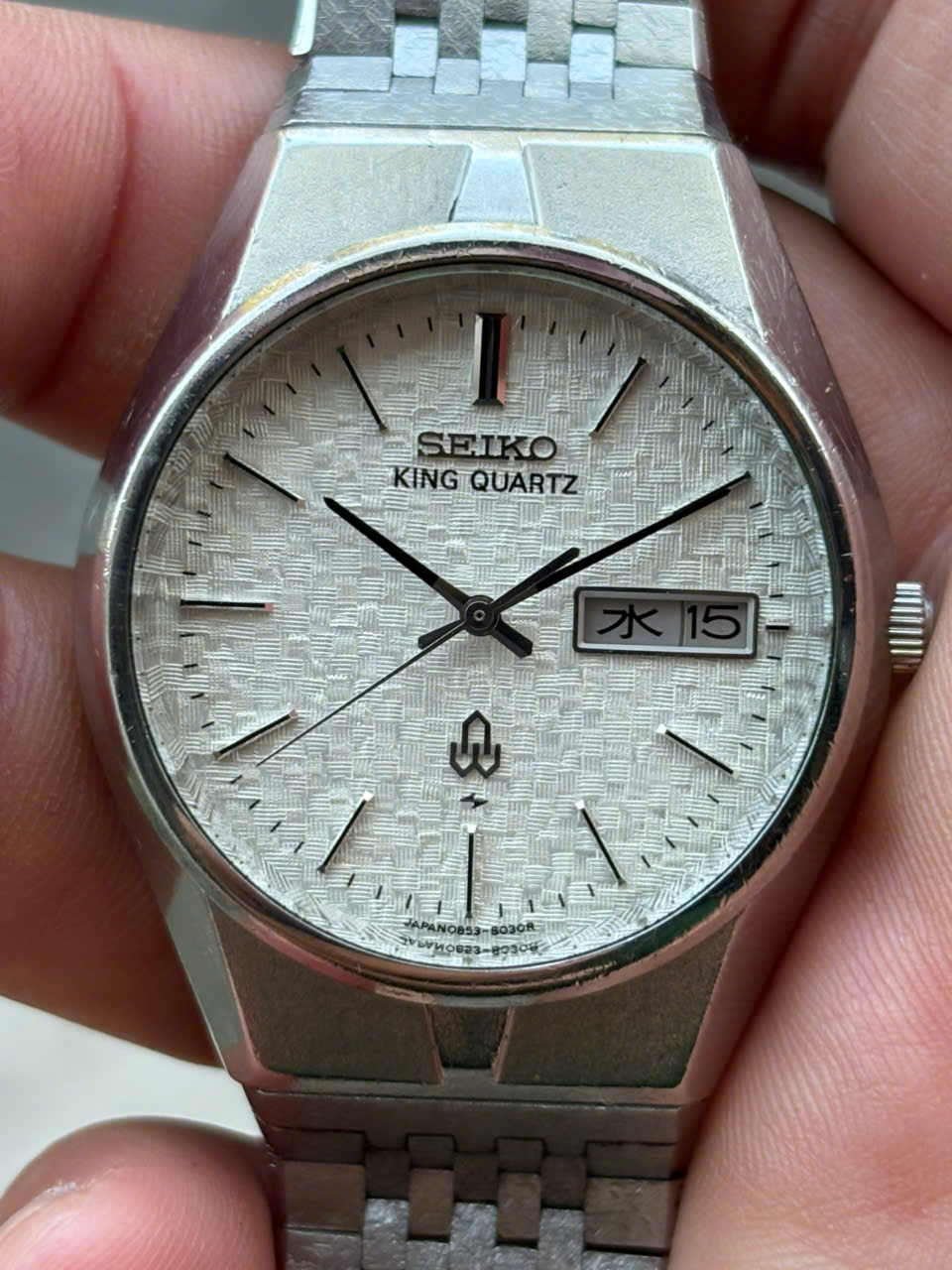Seiko King Quartz 0853-8035, case no.671661, made in Japan