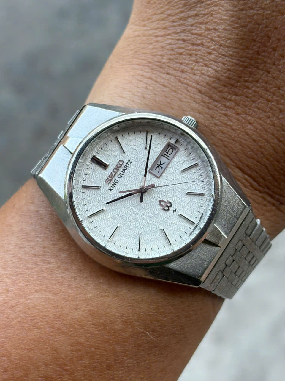 Seiko King Quartz 0853-8035, case no.671661, made in Japan