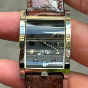 Vintage Jean Paul Gaultier quartz watch 6031-G12269 Y0/ case no.430527, made in Japan.