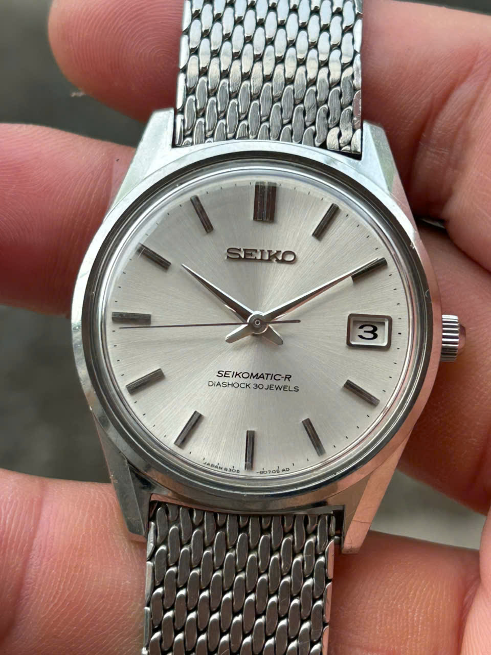 Seikomatic-R automatic 30 jewel 8305-8060, case no.792978, made in