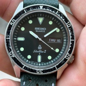 Seiko Diver Silverwave Quartz watch 7546-6060 day date, case no.872557, made in Japan.