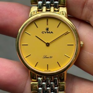 CYMA Louis XV Quartz watch 349, case no.4080046, Swiss made.