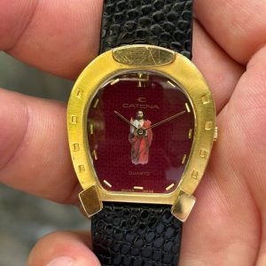 Catena quartz Watch Stainless steel back, Swiss made.