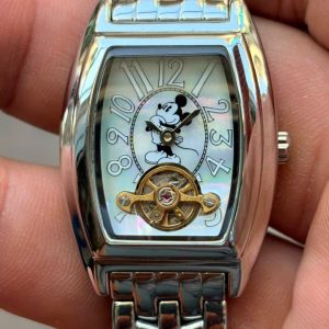 Disney Mickey manual winding watch MC-754B-B limited edition 1916 .