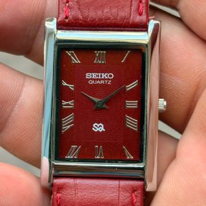 Men’s Seiko SQ Tank Stainless Steel Back Quartz Watch , made in Japan .