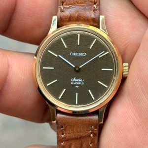 Seiko Socie 11-0870 hand winding 21 Jewels SGP back ST.Steel/ case no.760696, made in Japan.