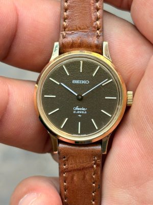 Seiko Socie 11-0870 hand winding 21 Jewels SGP back ST.Steel/ case no.760696, made in Japan.
