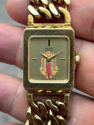 Vintage Seiko Quartz 2C20-6420 watch, case no.560215, made in Japan .