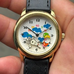 PEANUTS - Crater quartz watch , stainless steel back, Japan movement.