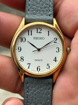 SEIKO Dolce Quartz Watch 8J41-0AJ0, case no.110346 , made in Japan.