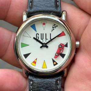 Gull Sports quartz watch , stainless steel back, Japan movement.