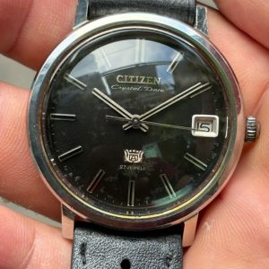 Rare Citizen Crystal Date 27 Jewels automatic, case no.80400942, made in Japan.