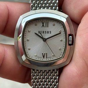 Versus quartz watch A08SBQ9 stainless steel, case no.K670834, Swiss made.