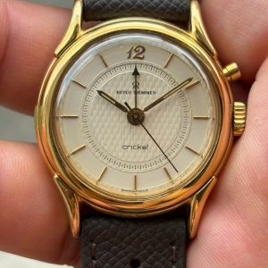 Vintage Revue Thommen Cricket manual winding watch J1577/ case no.8022001, Swiss Made.