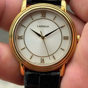 Seiko Lassale Quartz watch 7N01-F029 Base metal, case no.6N0002, made in Japan.