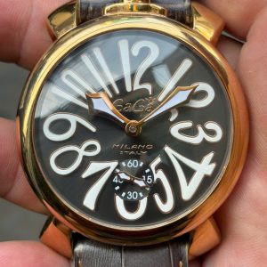 Gaga Milano Italy Meccanico manual winding watch N.6854, Swiss made .