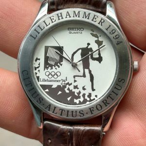 Lillehammer'94 - Seiko Mens Quartz Watch 7N01-6620 limited 0930/1994, case no.390930, made in Japan.