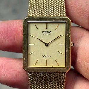 Seiko Dolce Quartz 7730-5000 Stainless Steel Back Quartz Mens Watch Authentic, case no.303849, made in Japan.
