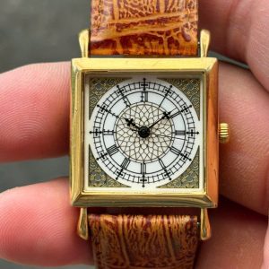 Big Ben Millenium 2000 Quartz Watch , Stainless Steel back , Swiss made.