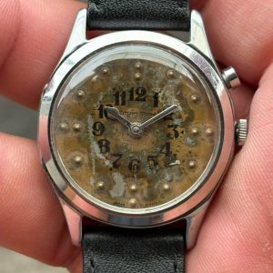 Vintage Citizen Braille manual winding Watch 4-300017 TA, case no.90800129, made in Japan .