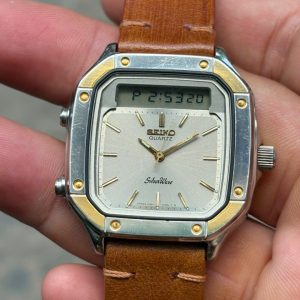 Vintage Seiko H357-5220 Chrono LCD Digital Quartz watch, case no.255800, made in Japan.