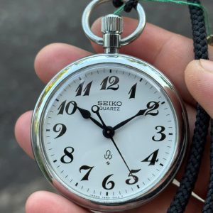 Seiko Railway Pocket quartz watch 7550-0010, case no.390183, made in Japan .