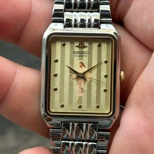 Seiko Quartz Watch V701-5K90 Base Metal ST.STEEL BACK, case no.1D3552, made in Japan.
