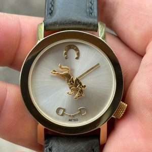 Akteo J-C MARESCHAL DESIGN Quartz Vintage watch , made in France.