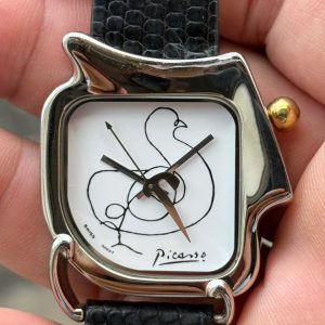 1997’s Pablo Picasso Quartz Vintage Watch Model No. PP55 , Swiss movement .