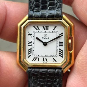 Vintage CYMA Le Locle manual winding watch, Swiss made.
