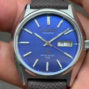 Citizen CQ Quartz watch 4-732014 Y/ case no.91203702, made in Japan.