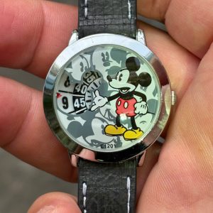 Mickey - Bariho Quartz watch stainless steel back E1201, Japan movt.